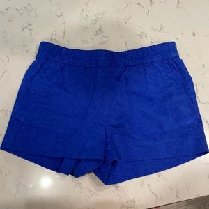 EUC Textured J Crew Cobalt Blue Shorts